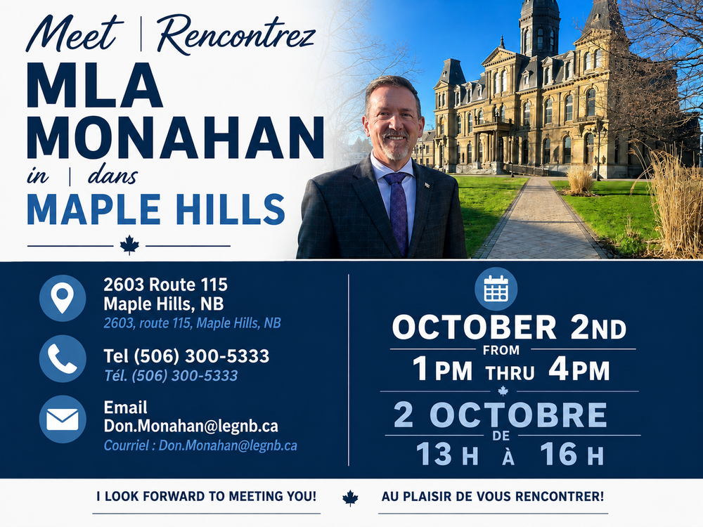 Meet MLA Monahan in Maple Hills