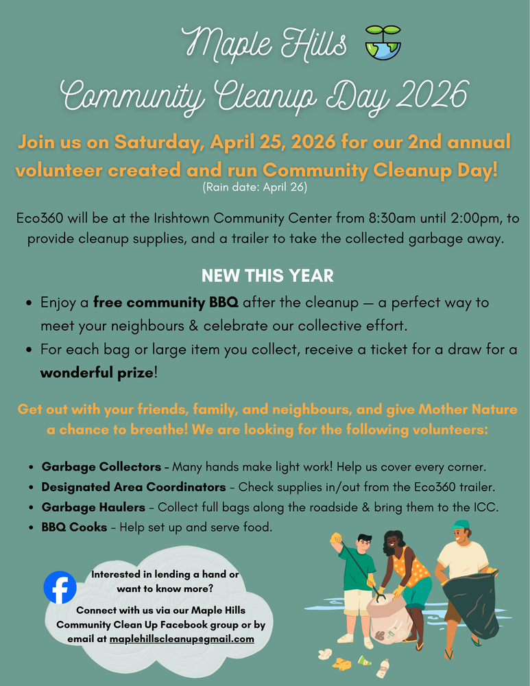 Maple Hills Community Cleanup Day 2026